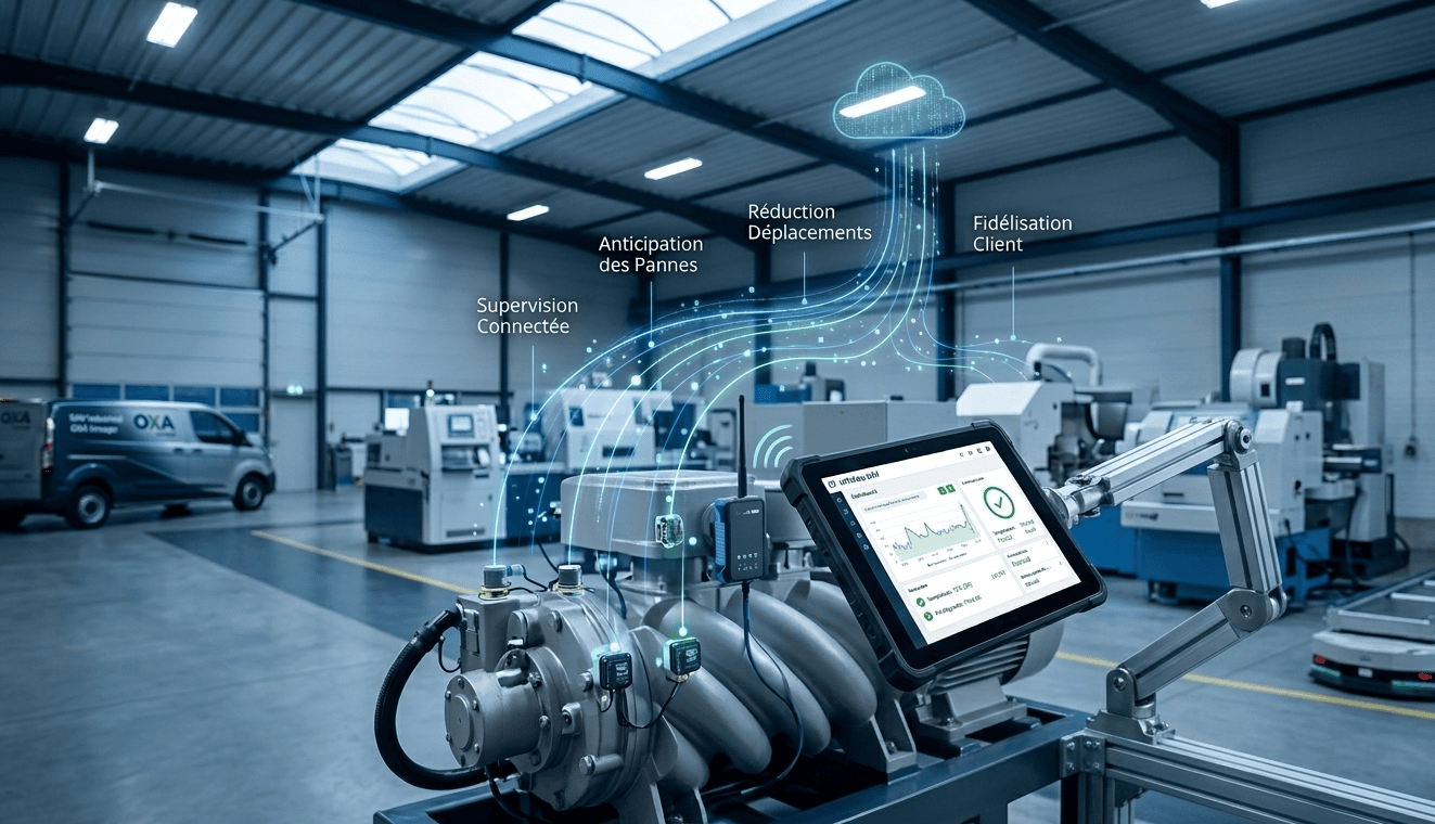IoT et SAV industriel supervision équipements connectés