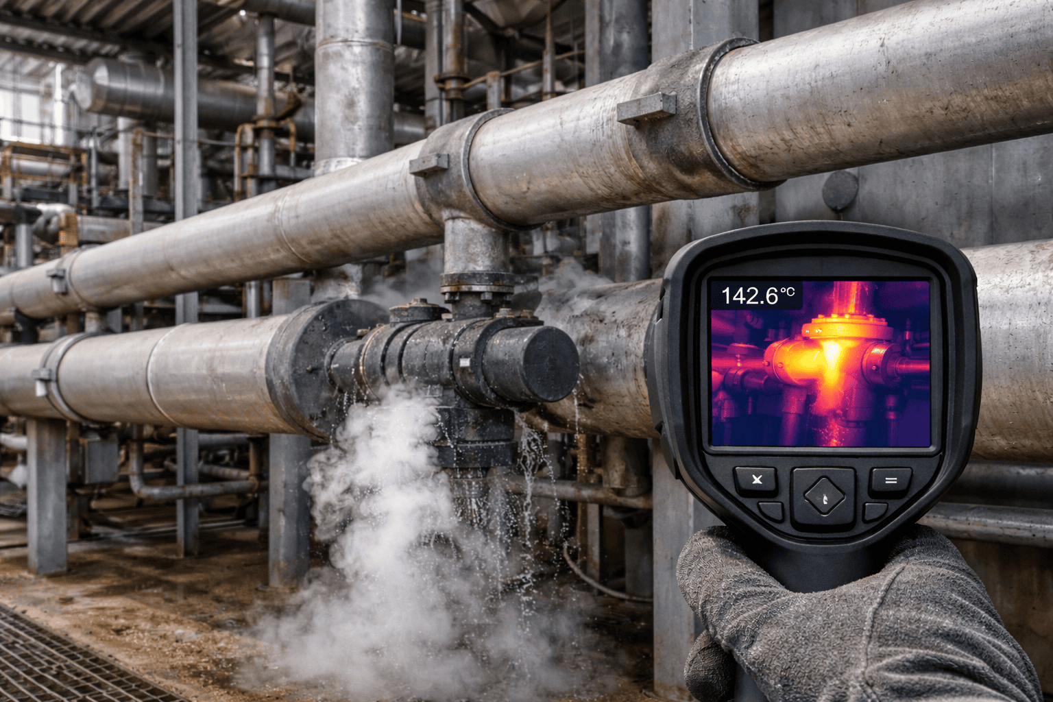 pertes vapeur industrie reseau purgeurs IoTMate