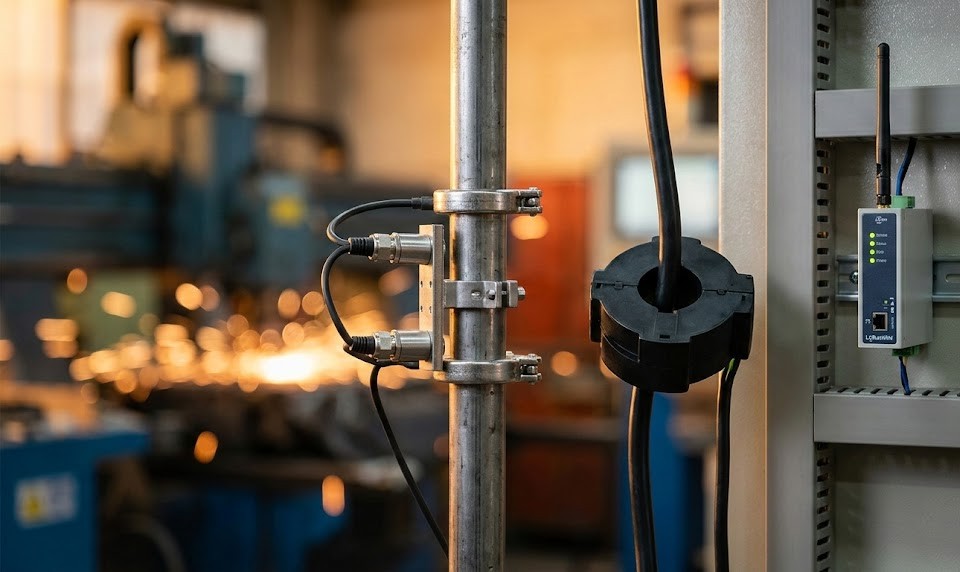 Supervision energie industrie forge — bruleurs auto-recuperateurs sur four