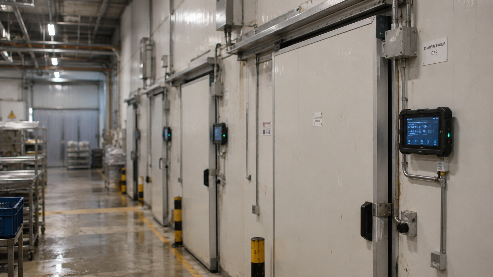 ligne de production agroalimentaire avec supervision énergétique du froid et des process thermiques